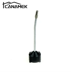 1pc 120ml Long Mouth Plastic Oiler Iron Head Plastic Oiler Refueling Machine Tool Beak Empty Oil Bottle Oiler