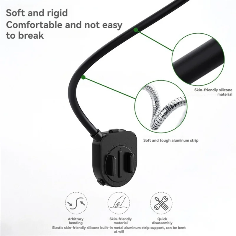 

Magnetic POV/Vlog Phone Neck Mount Holder Hand Free Chest Stand Video Recording For Mobile Phone Accessory