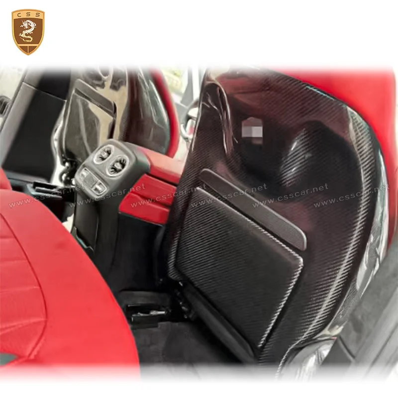 Car Interior Accessories Carbon Fiber Seat Back Covers for Mercedes Benz G Class W463A W464 AMG G63 G550