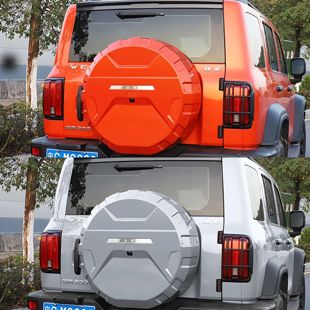 Car Modification Body Kit Accessories For 2024 Tank 300 2021-2023 Tailgate Falling Abnormal Noise Lightweight Spare Tire Cover