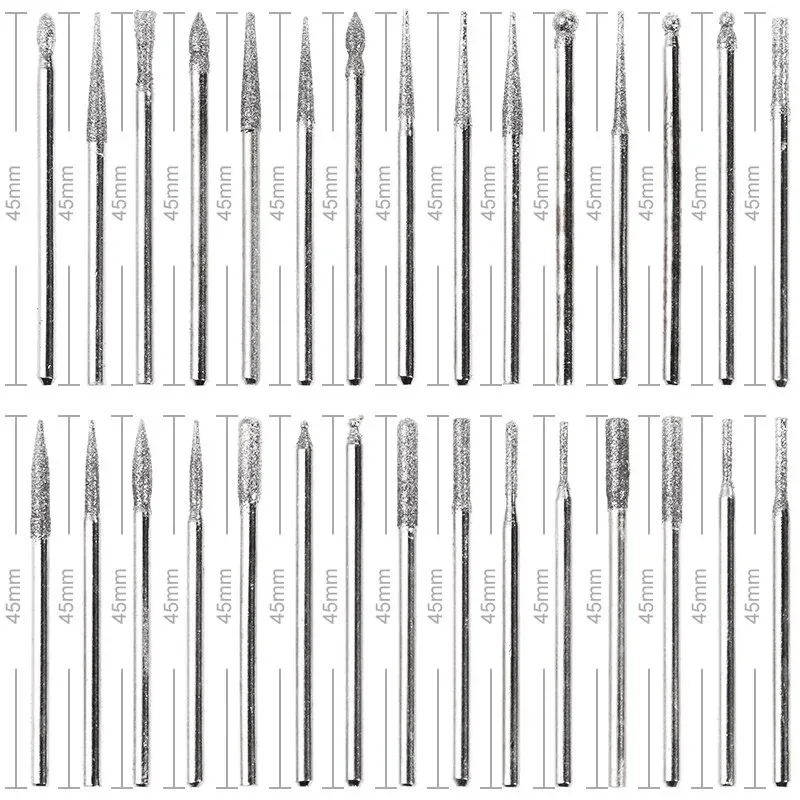 30Pcs 3Mm Shank Dia…