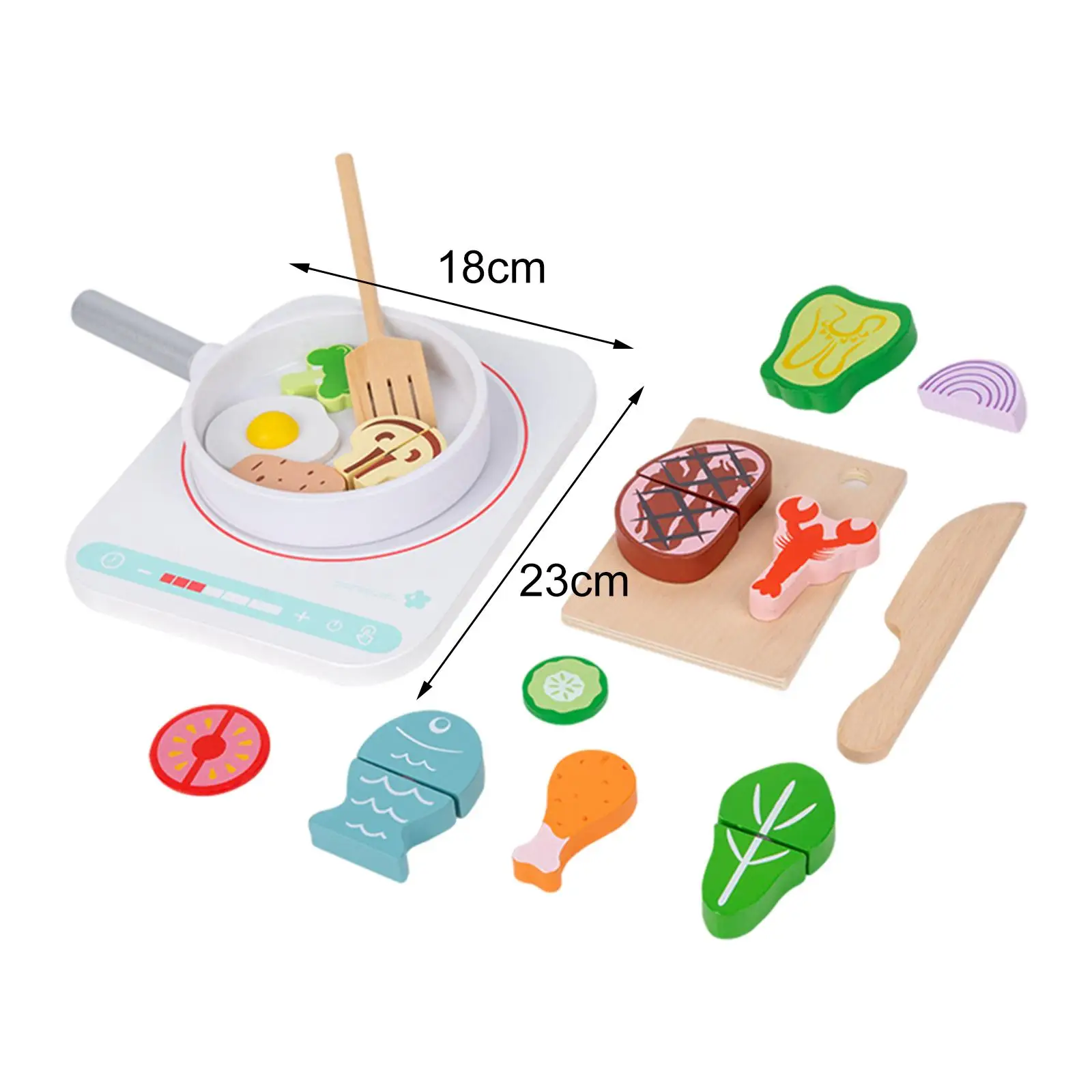 Kitchen Toys Educational Toy Board Game Cutting Fruit Vegetables Play House Toy for Baby Gift