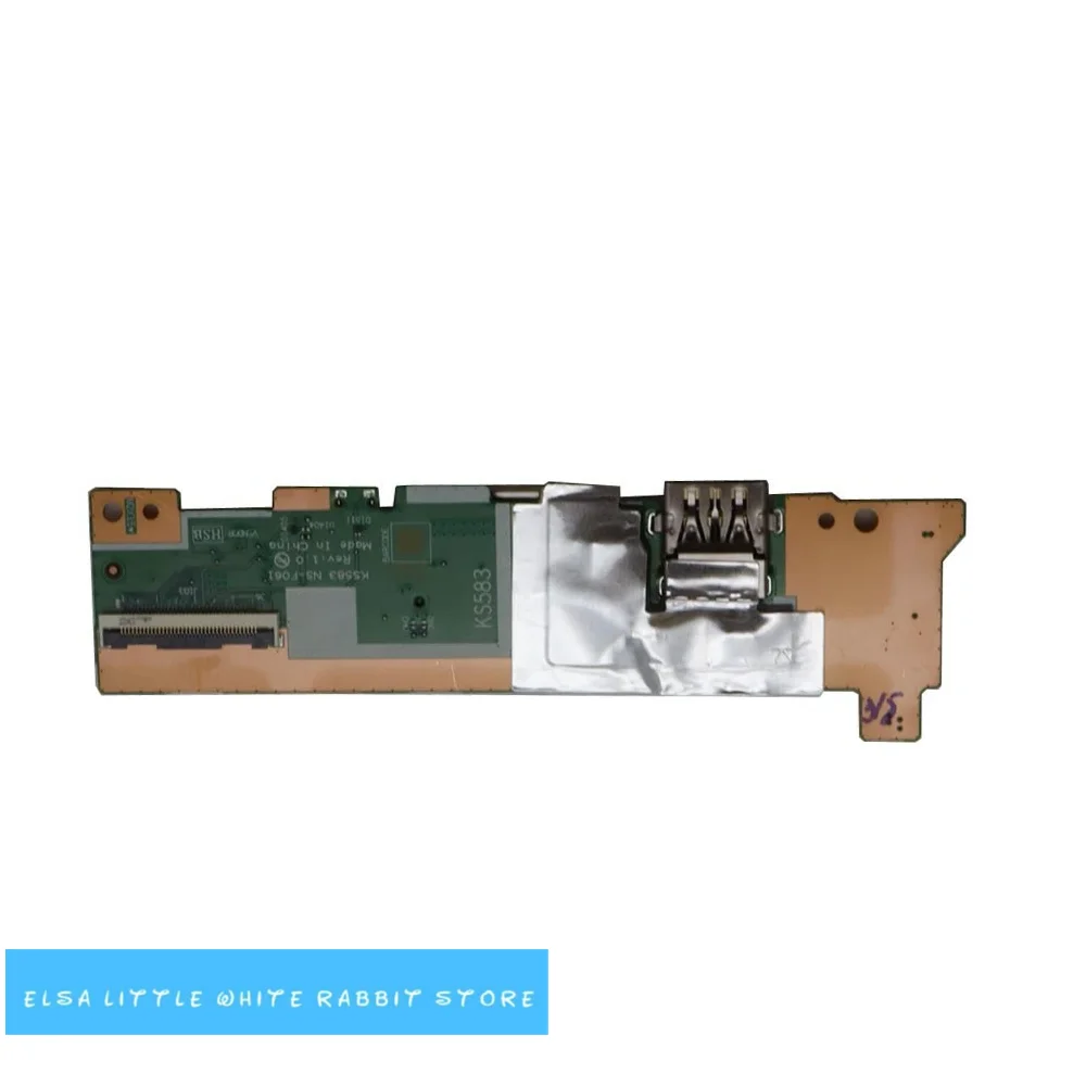 For Lenovo IdeaPad Slim 3 15AMN8 82XQ USB SD CARD READER POWER BUTTON BOARD W CABLE 5C50S25477 NS-F061 KS583 NBX00022X20L