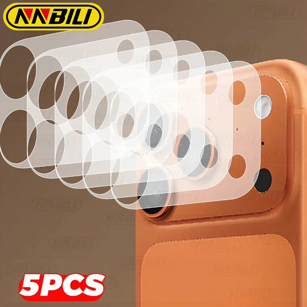 NNBILI 5Pcs Matte Lens Film For IPhone 17 Pro Max 17 Pro 18 Pro Max 18 Phone Accessories   Anti Fingerprint Anti Scratch Durable