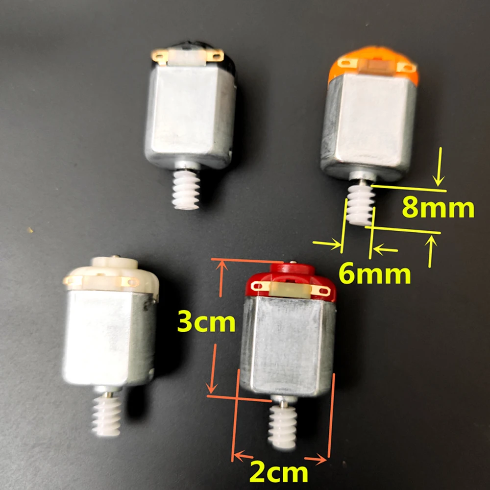 

DC2.4-6V Gear Motor 6000RPM 12000RPM 15000RPM 20000RPM Low Medium High Speed DC Motor for Remote Control Car Toy with Cable