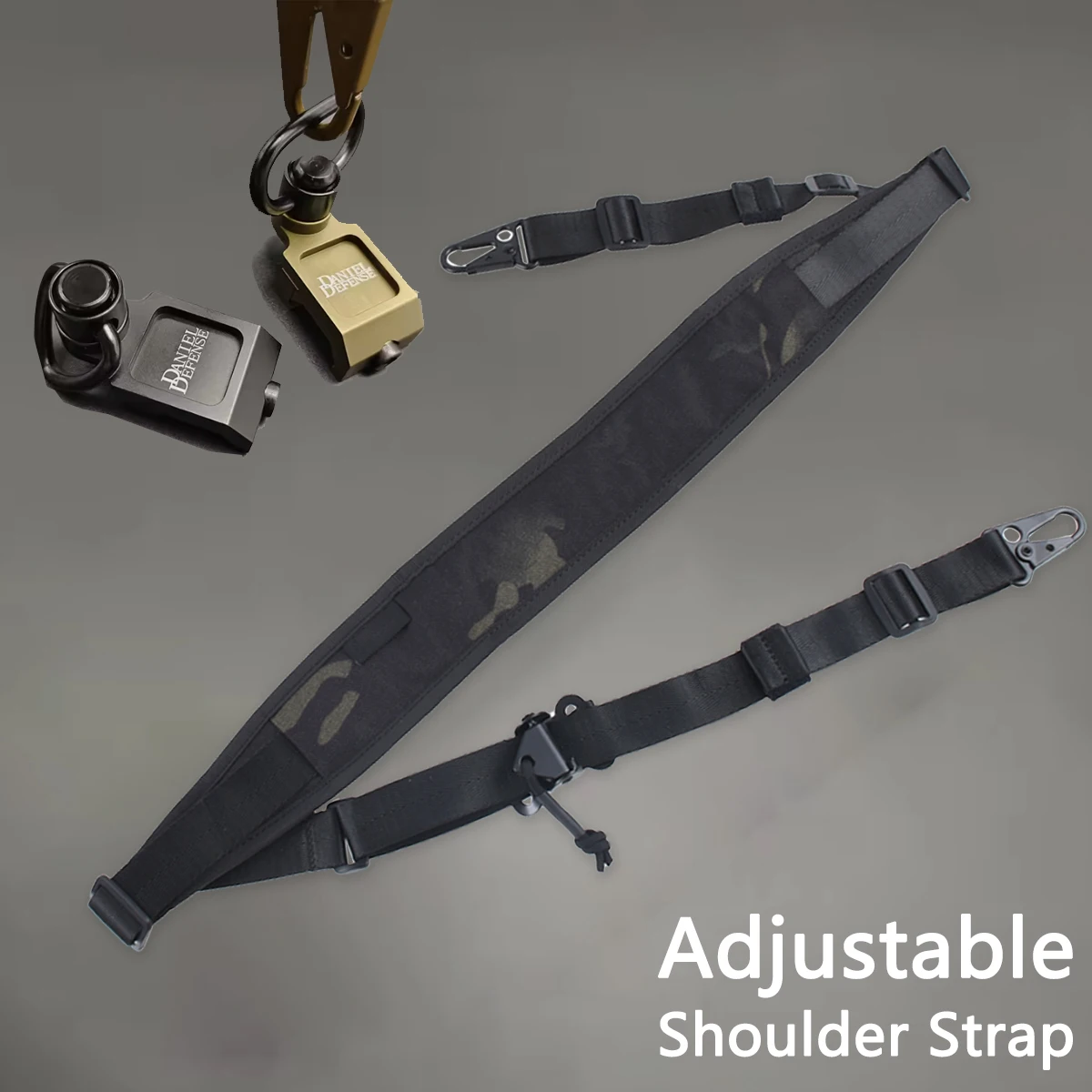 

Tactical QD Quick Release Sling Strap Airsoft 2 Points Adjustable Rifle Strap Outdoor With DD QD Swivel Hunting Accessories
