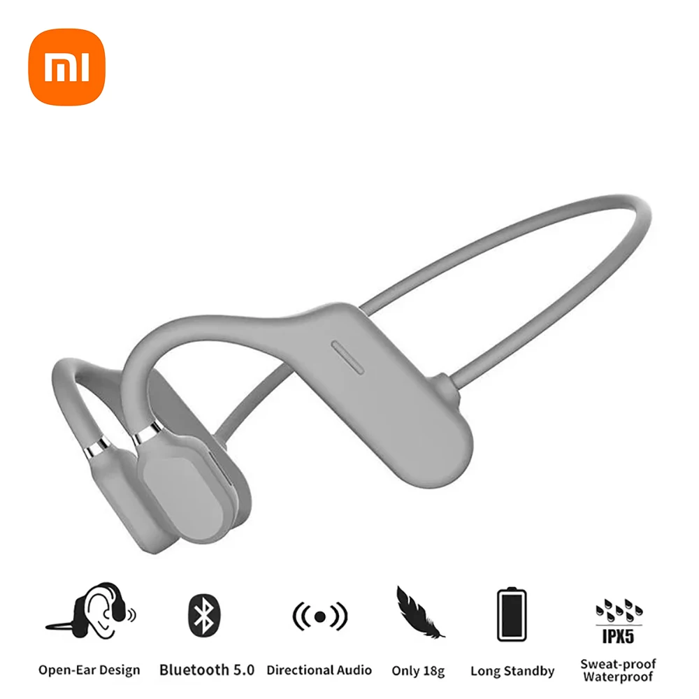 Xiaomi Mijia Bone Conduction Earphones Bluetooth 5.0 Sports Light Weight Wireless Headphones Ear Hook TWS Waterproof Headset