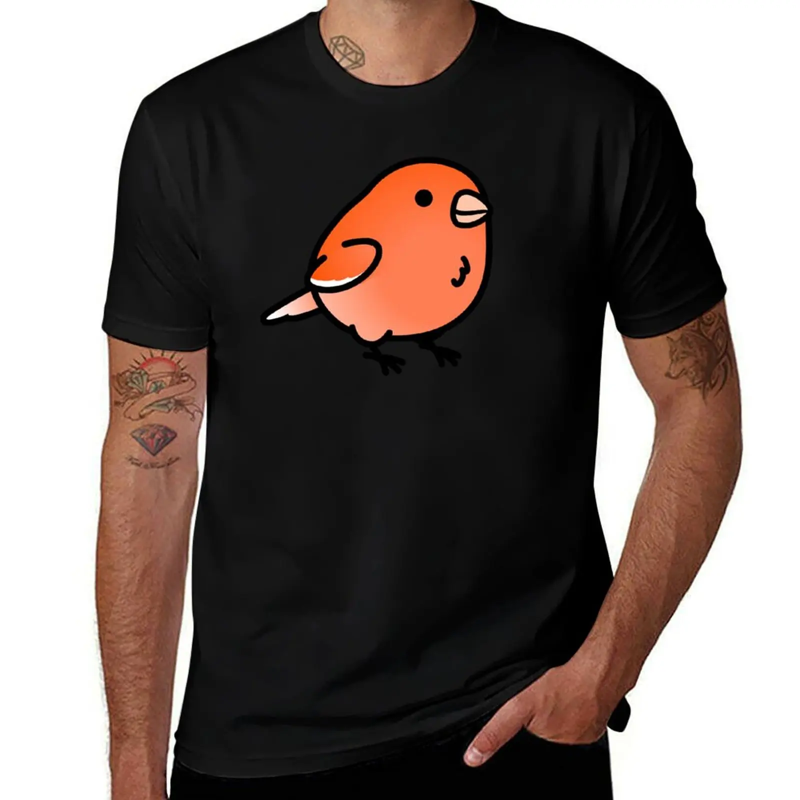 Chubby Red Factor Canary T-Shirt Utility Casual Work T-Shirt