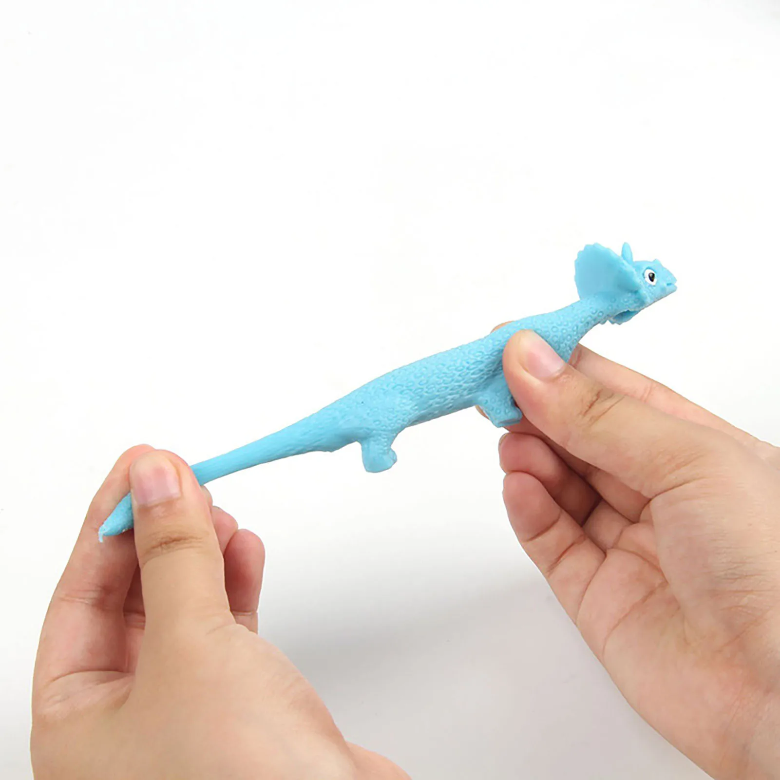 5pcs Flying Dinosaur Stretchy Toys Elastic Flying Finger Catapult Launch Dinosaur Toys Novelty Gifts for Kids