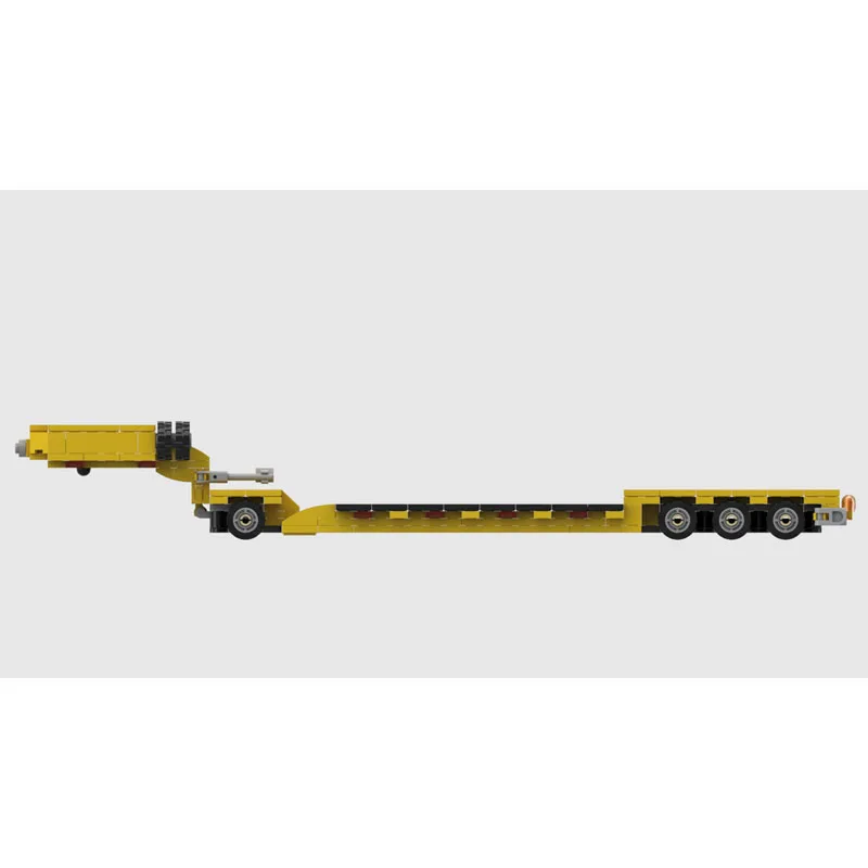 

MOC-195436New Classic Small Flatbed Trailer Building Block Model, 301parts, Boys' and Children's Birthday and Christmas Toy Gift