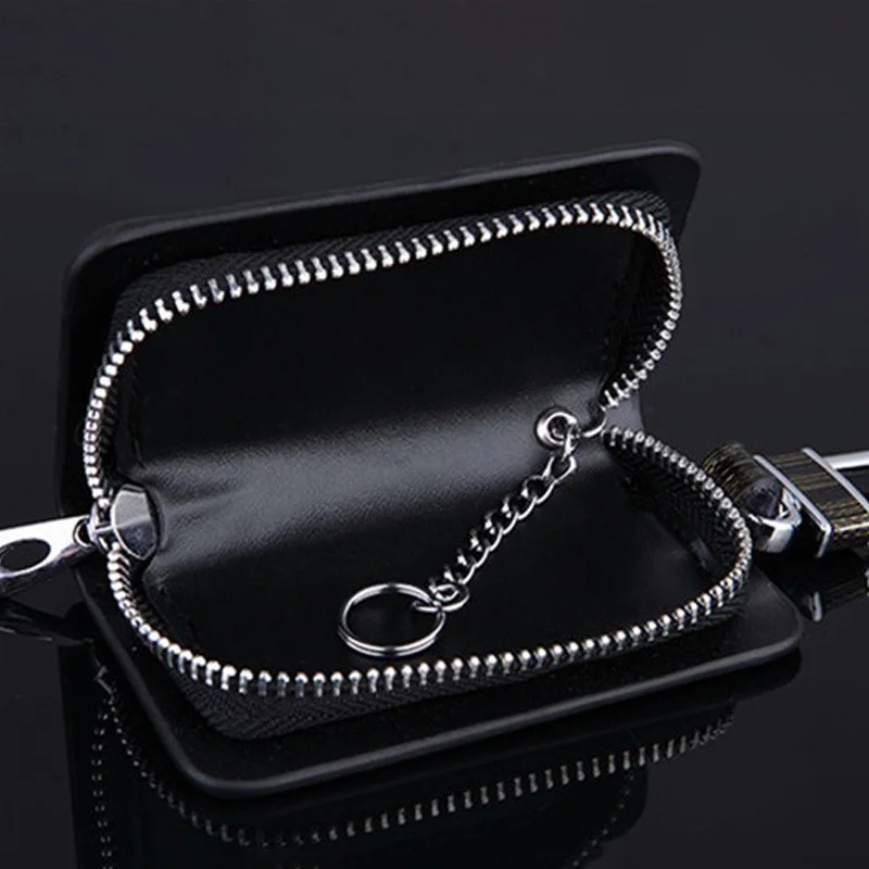 Leather Universal Crocodile Skin Car Key Bag Key Case For BMW 1 2 3 4 5 7 Series X1 X3 X4 X5 X6 X7 F10 F20 F30 G20 G30 F15 F16 view 3