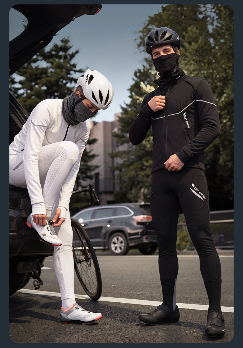 WEST BIKING Winter-Fahrradschleier Winddichte Thermische Sturmhaube Nackenwärmer für Skifahren Motorrad Atmungsaktive Fleece-Gesichtsmaske Warm – Detail 21