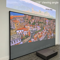 Yovanxer 150 Inch Max ALR UST Fixed Frame Projection Screen T-Prism for Ultra Short Throw Projector 8K 3D Compatible