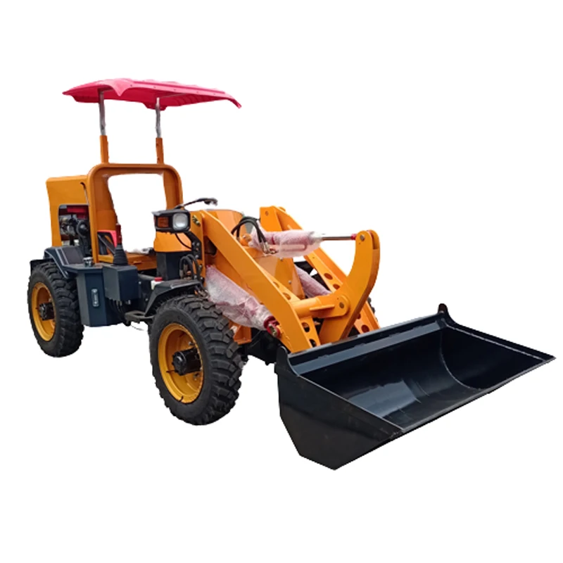 25hp Engineering Construction Site Sand and Gravel Agricultural Loader Diesel Hydraulic Four-wheel Drive Small Forklift