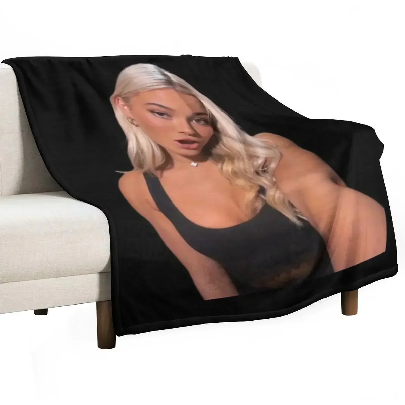 

Olivia Dunne Throw Blanket Cozy Napping Blanket Gift for Mom Dad