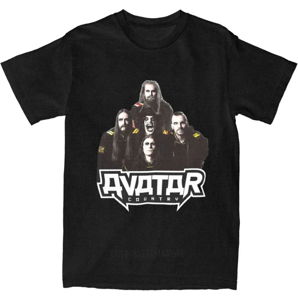 Men Women Avatar Heavy Metal Band T Shirt Apparel Pure Cotton Tops T-shirt Vintage Tees All Seasons