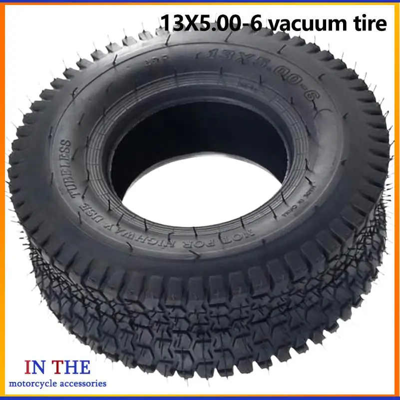 6-inch 13x5.00-6 vacuum tire, suitable for 6-inch beach bike ATV go kart tires