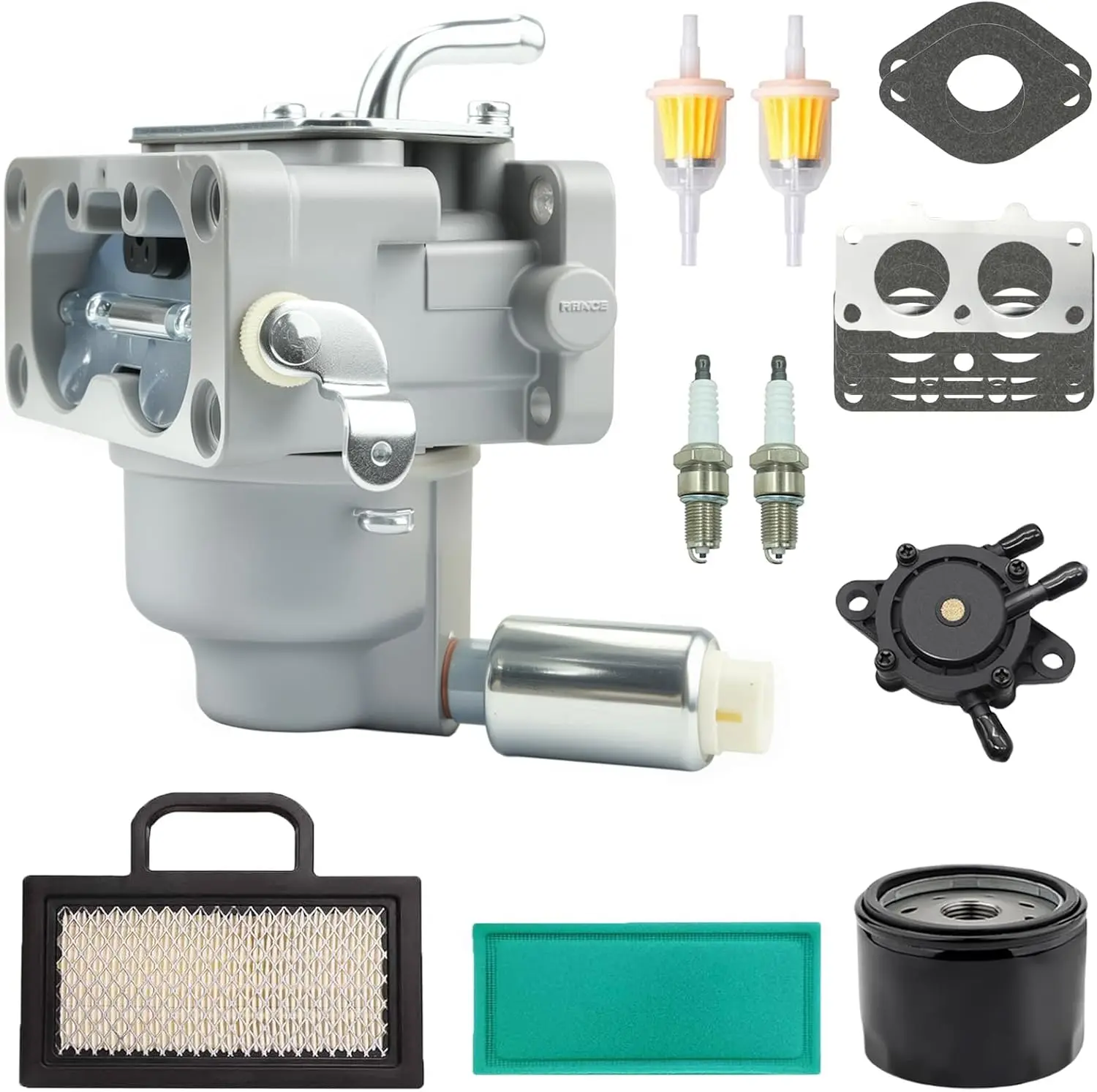 498751 Carburetor For Nikki 498751 266-091 266-2408 Compatible with Briggs Stratton 20Hp 21HP V-Twin Intek Engines With Air Filt