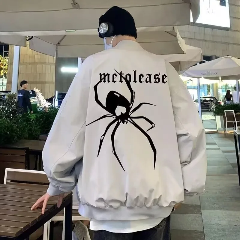 

Свободная повседневная мужская бейсбольная куртка, осень-зима, большие размеры 250, модная верхняя одежда, корейская джинсовая куртка