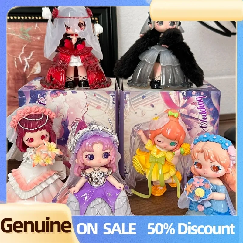 

Genuine Ziyuli V6 My Own Wedding Series Pvc Blind Box Action Figure Cute Ziyuli Mystery Box Doll Surprise Ornament Model Gift