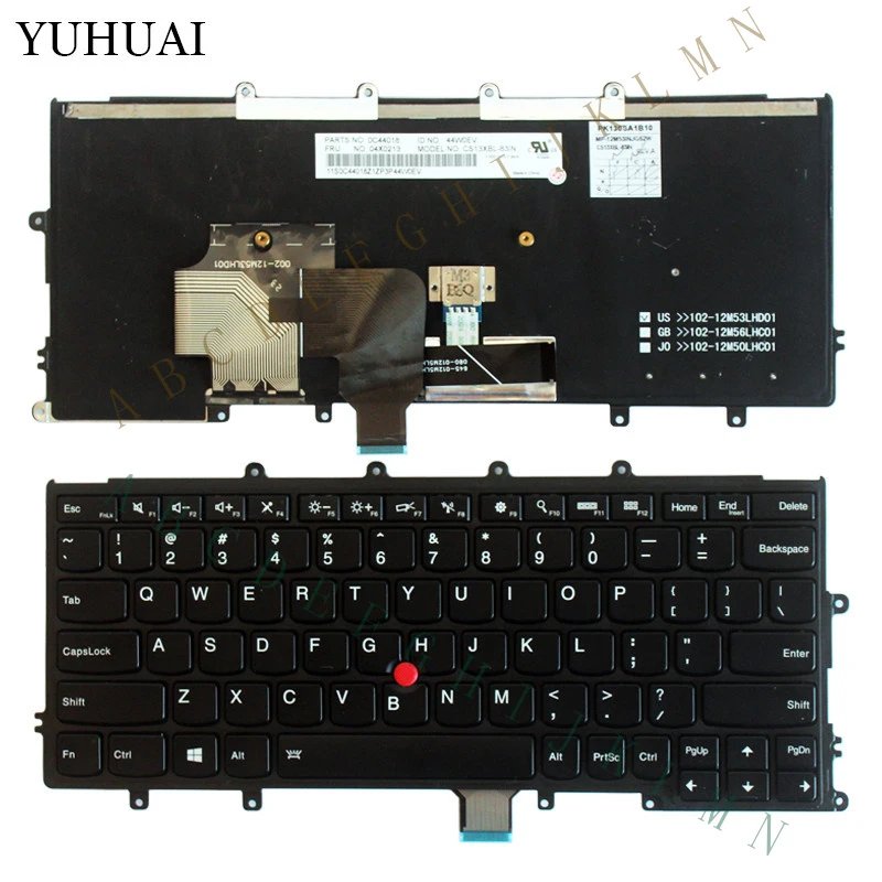

L... For Lenovo IBM ThinkPad X230S X240 X240S X250 X260 X270 US Backlight Keyboard