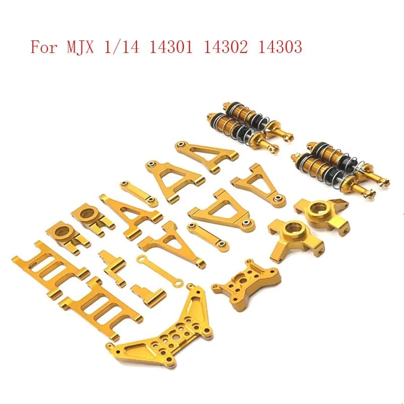 

MJX 1/14 14302 14301 14303 RC Remote Control Car upgrade spare parts Metal swing arm shock absorber upgrade set