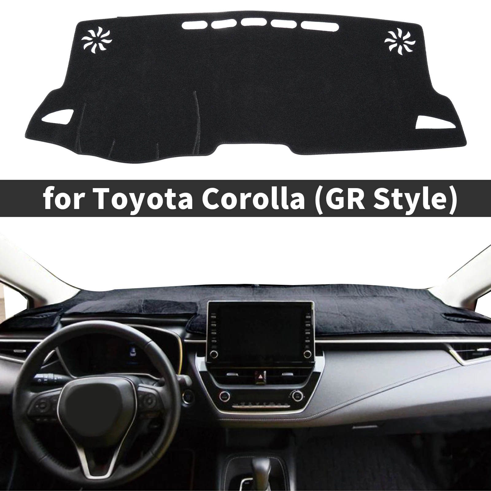 

for Toyota Corolla E210 2019-2025 Car Dashmat Dashboard Cover Pad Sunshade Protective Carpet Accessories DashMat