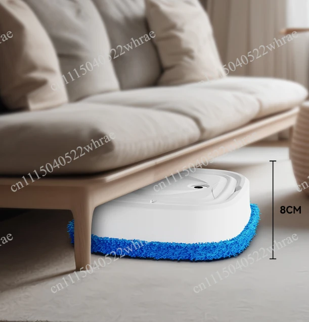 Smart Electric Floor Mop Robot Spray Mist Mopping Machine Rotary Strong Suction Humidification Spray Dry Wet Dual-Use Cleaning