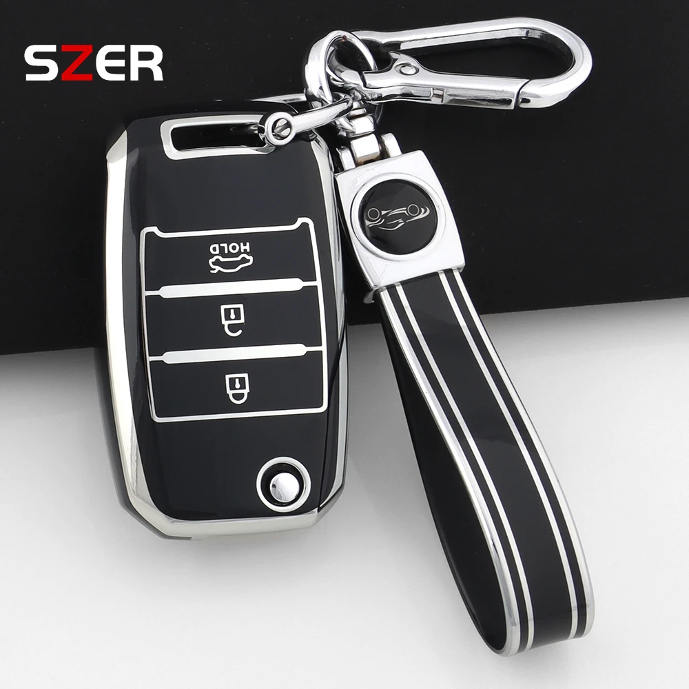 New Tpu Car Flip Ke… - image