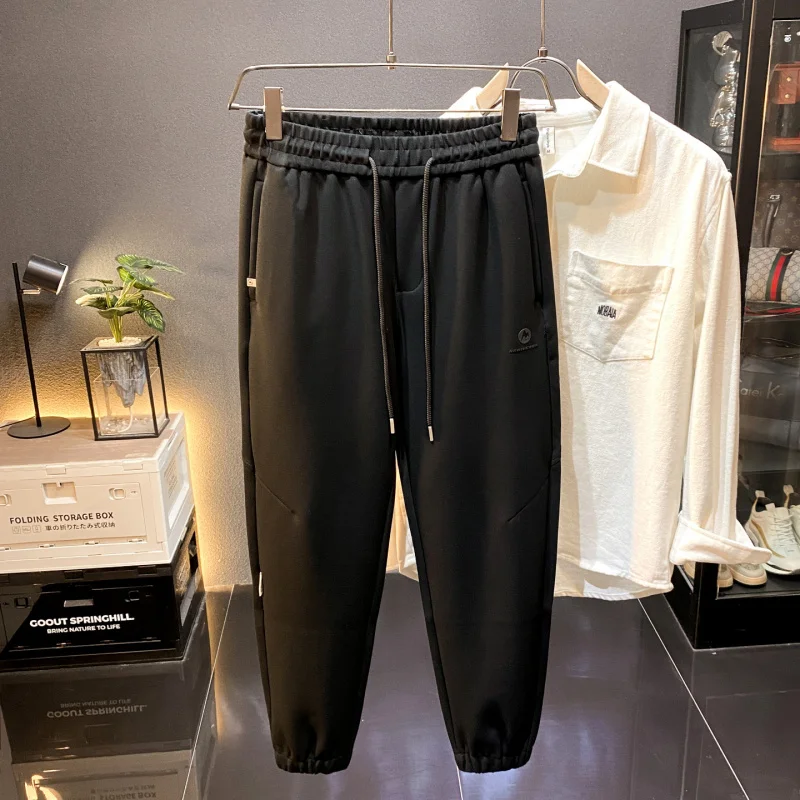 

Men's Autumn Sweatpants 2025 New Loose Harem Pants Breathable Knitted Running Sweatpants Jogger Casual Pants