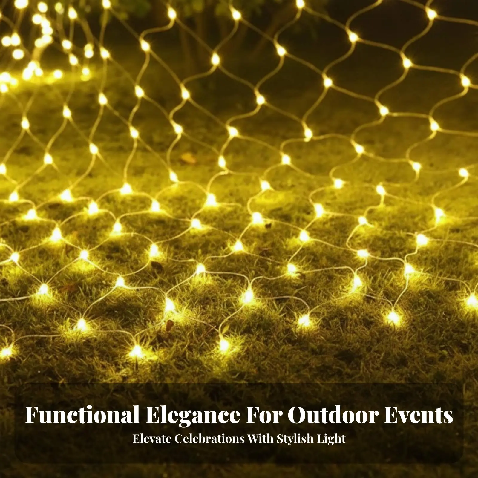 

Светодиодная сетчатая гирлянда, водонепроницаемая, для улицы, для Рождества, свадеб, декора мероприятий