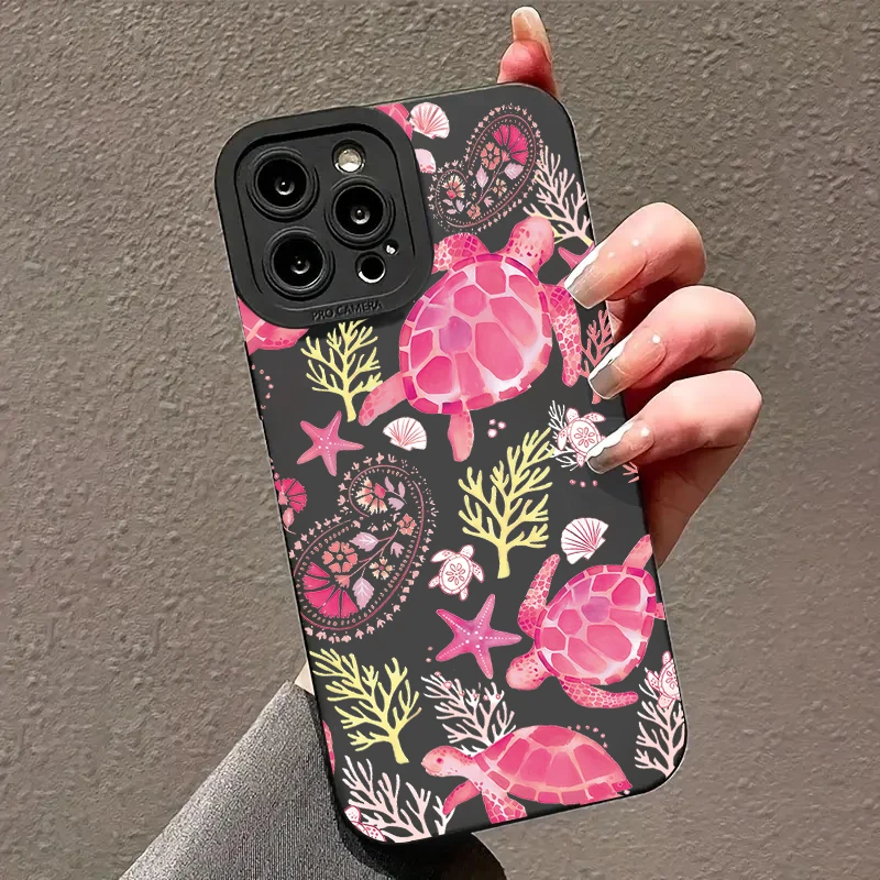 

Cartoon turtle is suitable for Phone Case For Samsung Galaxy S23 S22 S21 S25 S24 S20 Ultra FE Note 20 Plus 5G Soft Cover