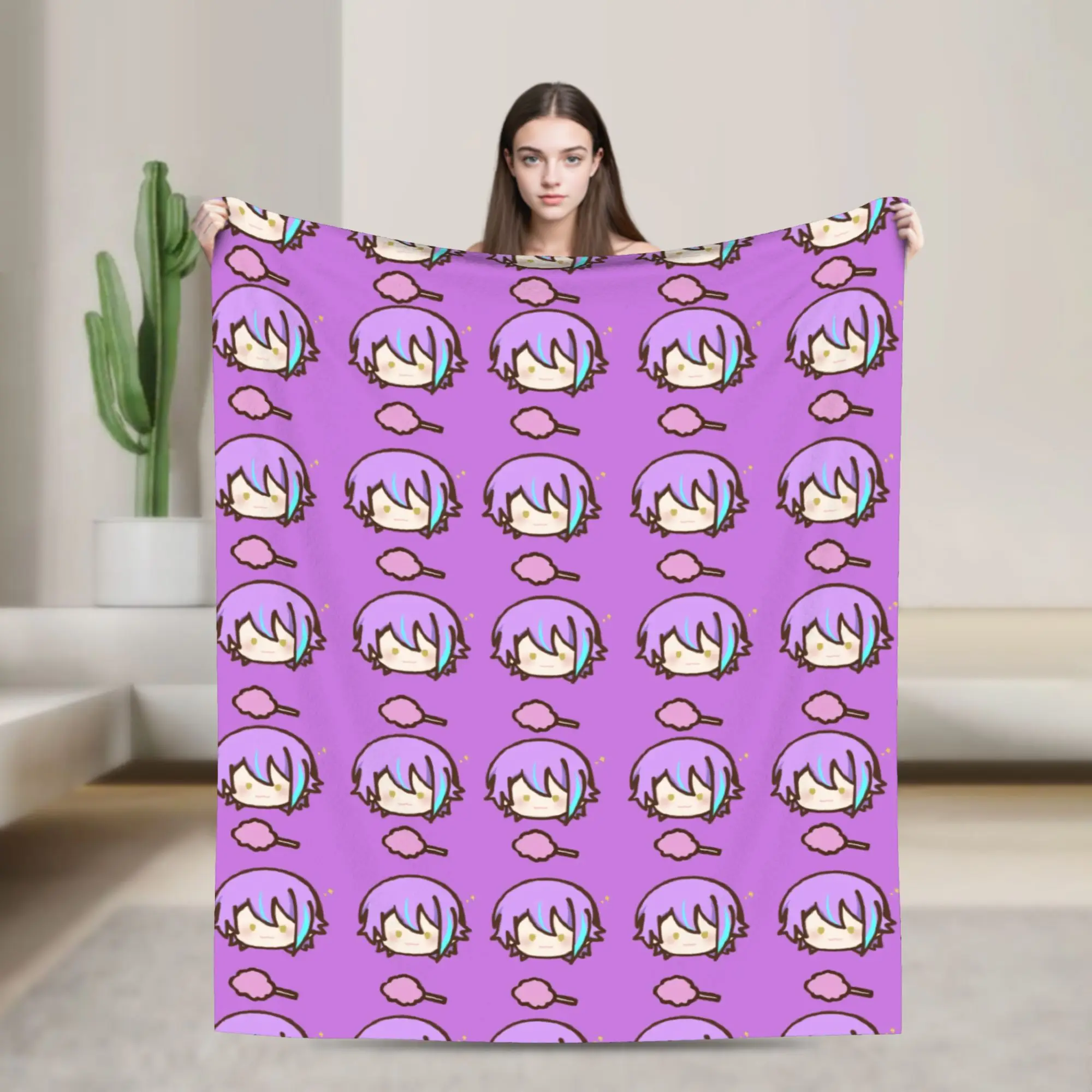 Rui Kamishiro Blankets Singer Anime Plush Awesome Soft Throw Blankets for Home Restaurant  Winter