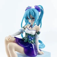 23CM Hatsune Miku Anime Figure Kawaii Pvc Model Doll Action Figurals Rabbit ears Collect ornaments Christmas Toys Gifts 6