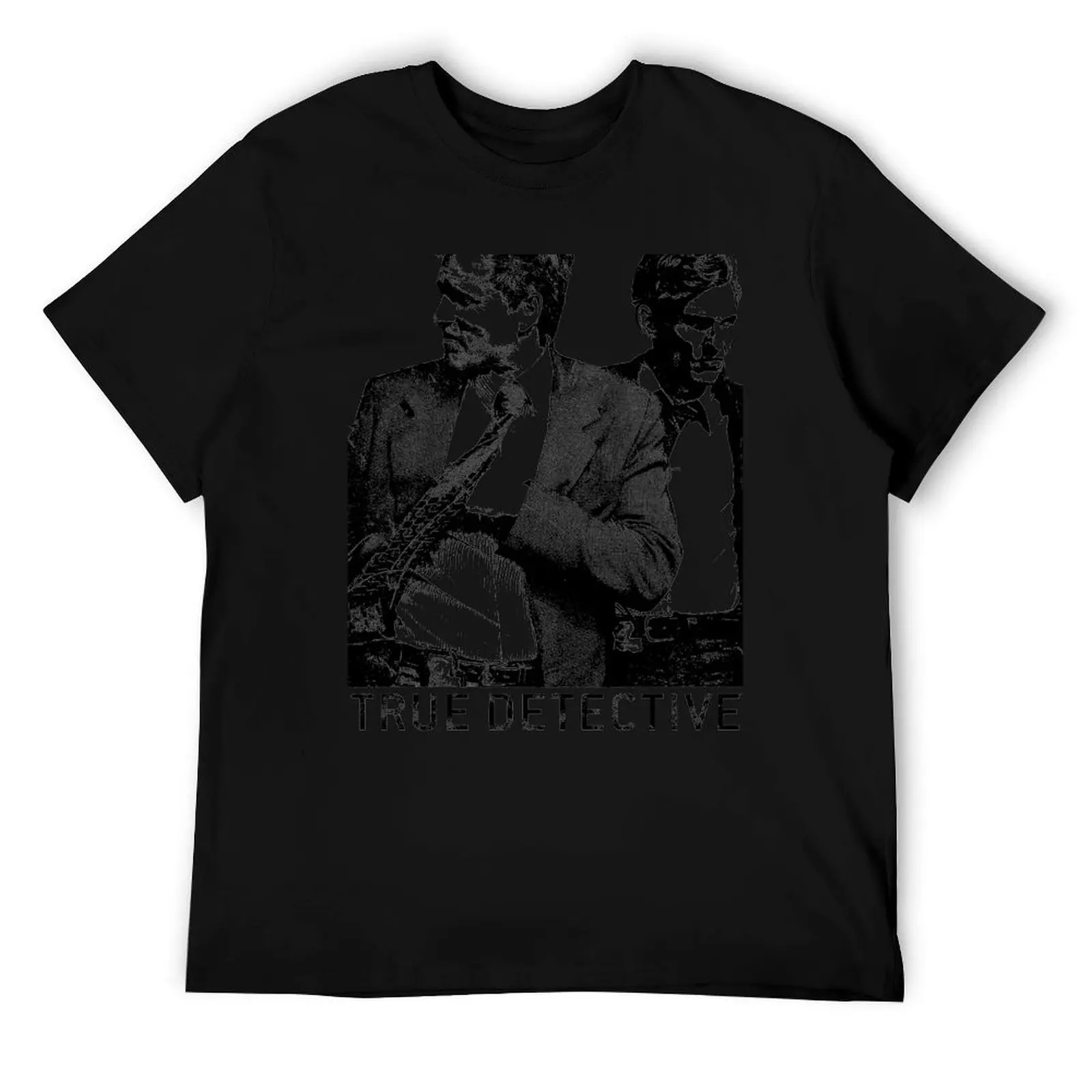 تي شيرت المباحث الحقيقي تي شيرت للرجال 100 بالمائة قطن تي شيرت رجالي