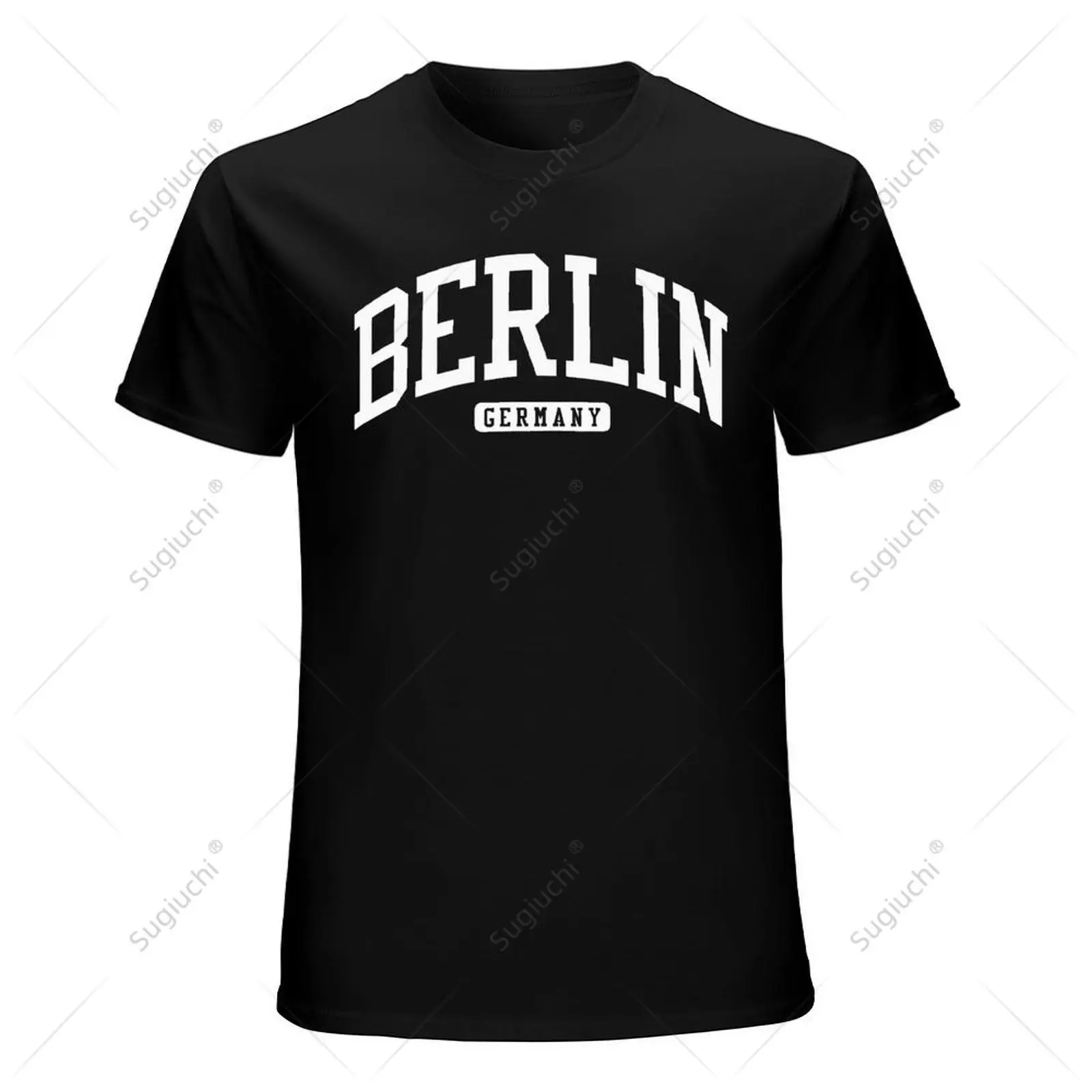 Unisex Men Berlin Germany College University Style Tshirt Tees T Shirts Women Boys 100% Cotton T-Shirt