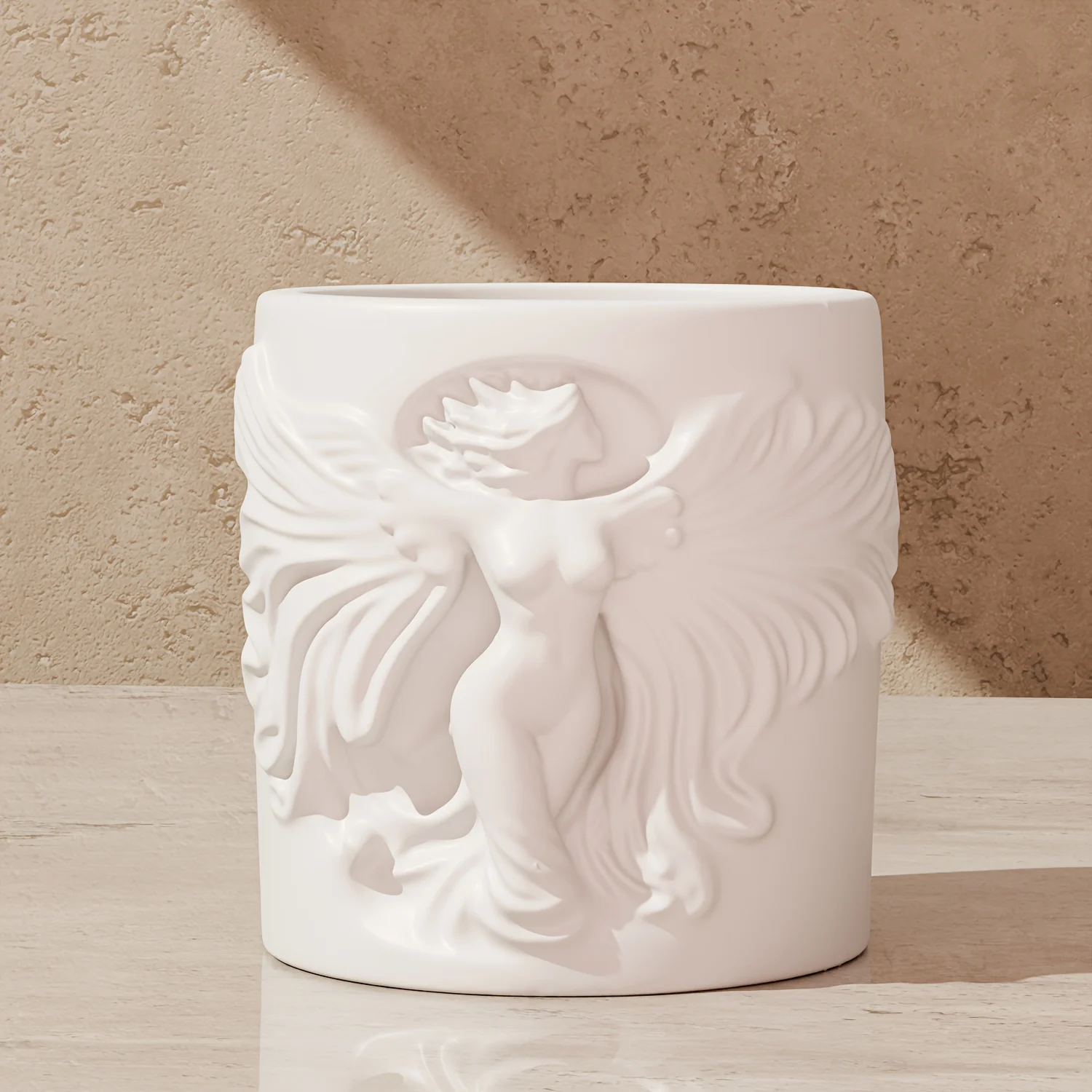 Angel Relief Cup Resin Silicone Mold, Which Can Be Used For Resin Making, Scented Candles, Rich In Mythological Atmosphere, Exquisite Cultural And Creative Festival Souvenirs, And A Very Good Gift - view 2