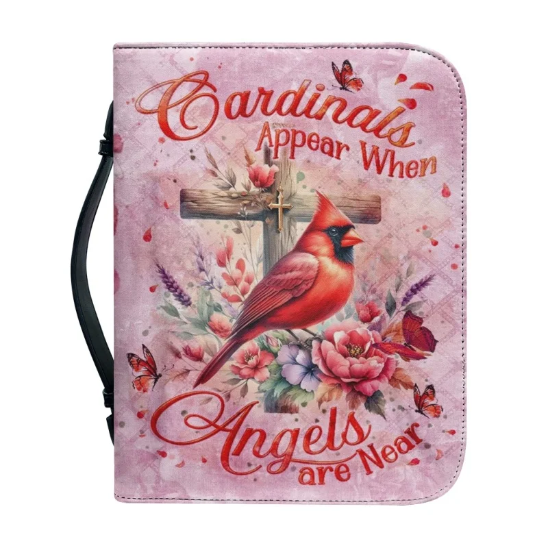 Cajas de almacenamiento de colibrí para mujeres, bolsos de mano de PU, libro de estudio, estuche de cubierta de la Biblia de la Iglesia, Los Ángeles están cerca