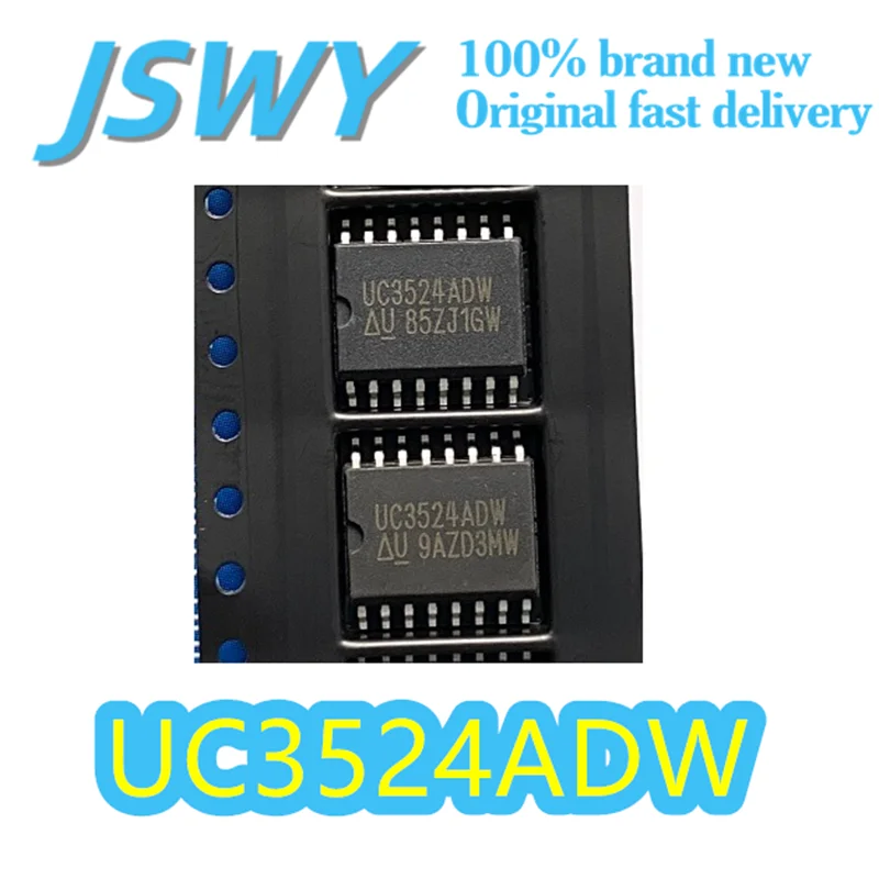 

(5/50 pieces) UC3524ADW Original PWM controller chip UC3524 SOIC-16 package 8V-40V wide voltage Electronics Spot