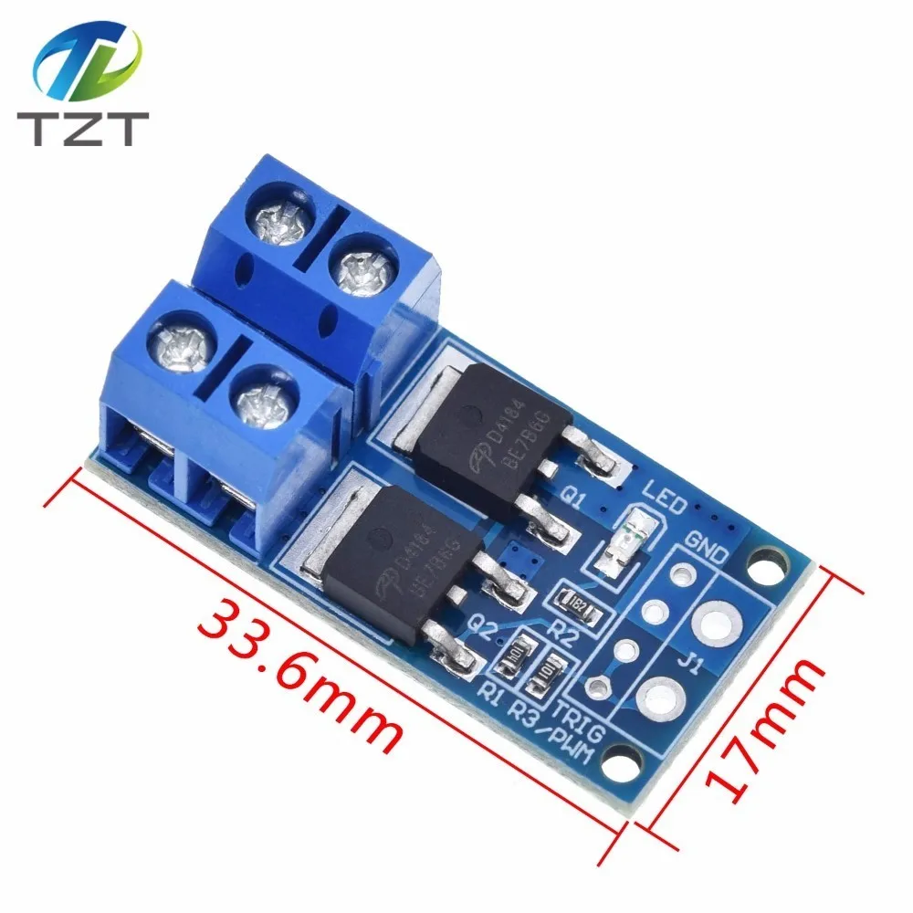 15A 400W MOS FET Trigger Switch Drive Module DC 5V-36V PWM Regulator Control Panel Motor control board for arduino