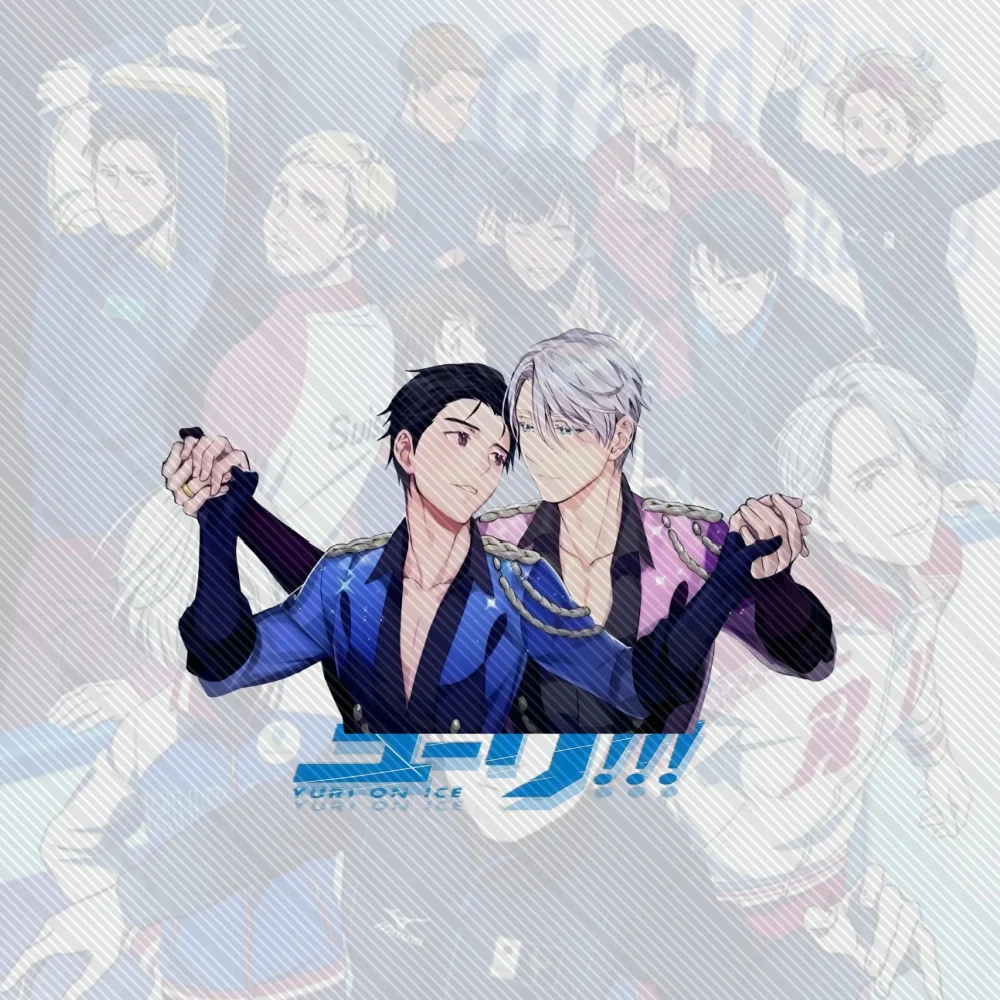 15CM Anime Yuri on Ice Cute Acrylic Stand Model Cosplay Charm Characters Ornament Accessories Goods Collection Christmas Gifts view 3