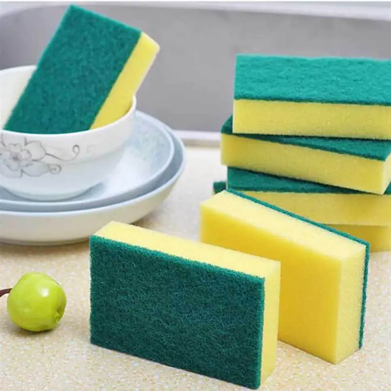 10pcs Scouring Pad Kitchen Cleaning Cleaner For Cleaning Kitchen Refill Refill Sponges Cleaner For Cleaning Kitchen Cleaning