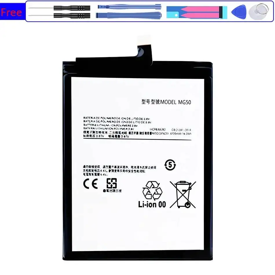 

Mobile Phone Battery For Motorola Moto G9 PLUS G9+ for Lenovo K12 Pro XT2091-7 MG50 5000mAh