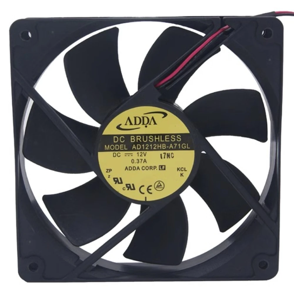 

AD1212MB-A71GL Server Fan for ADDA High Air Flow Axial Power Supply Chassis Inverter Cooling Fan 12025 DC12V 0.33A 12CM