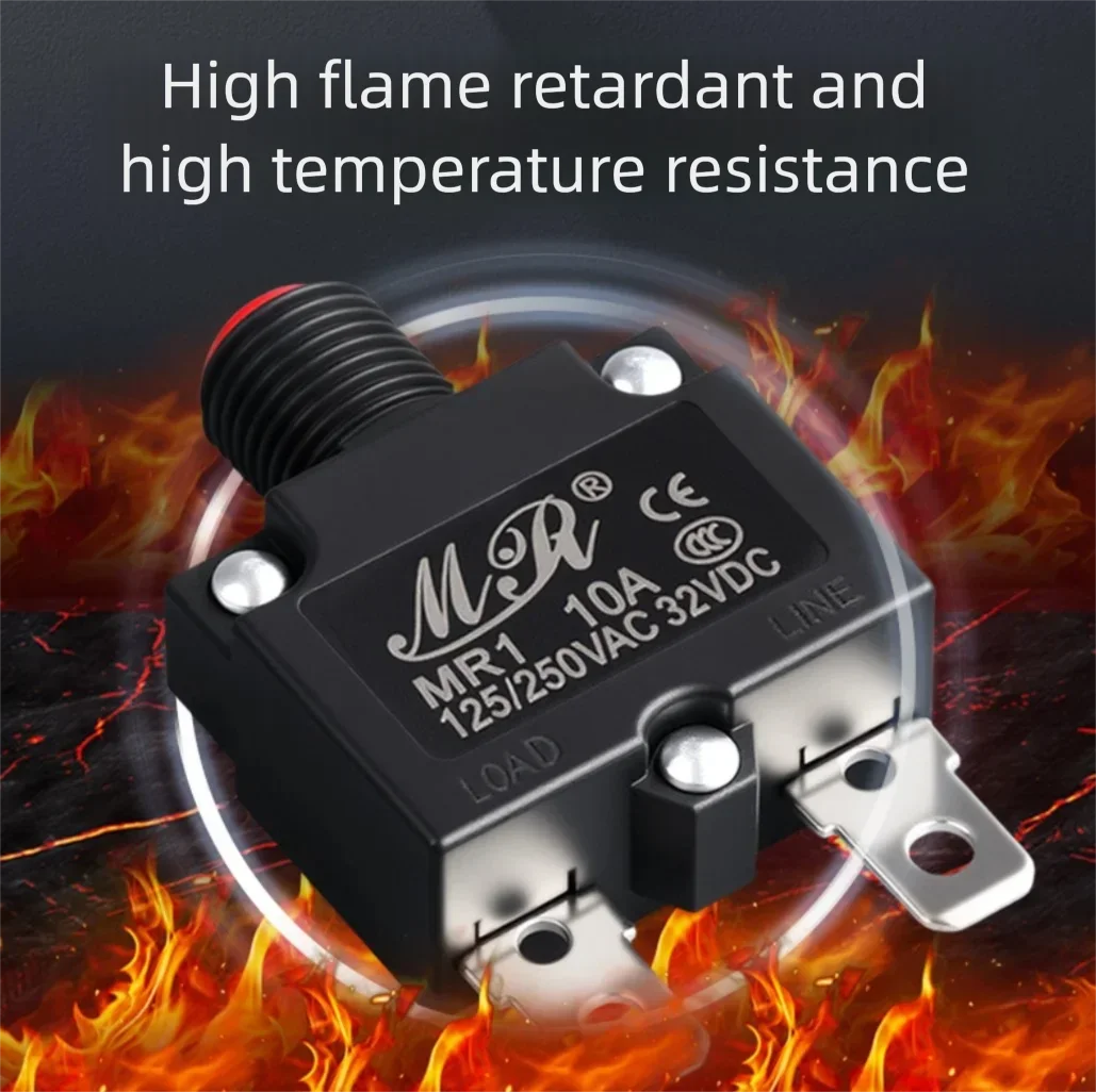 MR1 15A 32VDC Power Overload Protector for 125/250VAC Electrical Safety Device