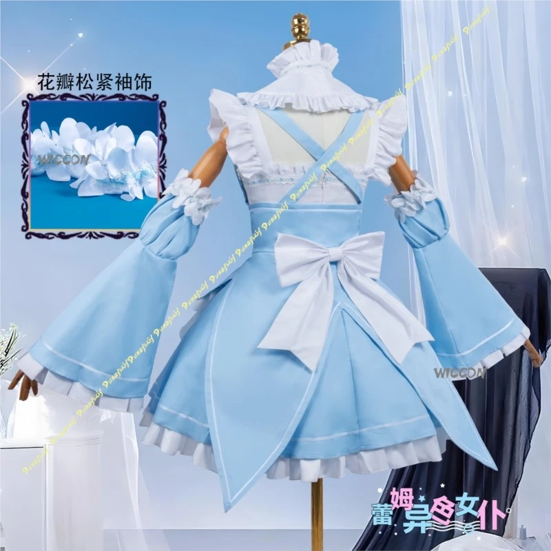 إعادة: صفر تأثيري ازياء الفتيات فستان لوليتا تنورة ريم عالم آخر شعر مستعار دعوى لطيف آذان القط أنيمي دور اليومية عيد الميلاد عيد الهالوين