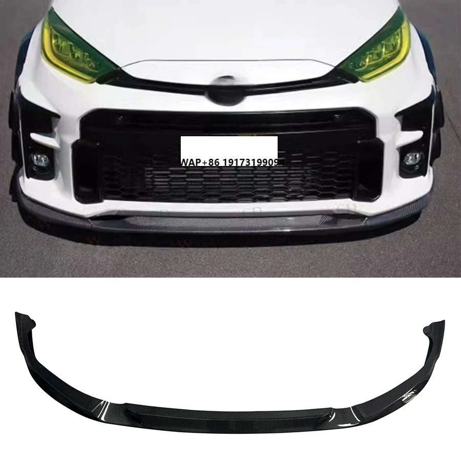 

Yaris Var-is Style Front Bumper Lip for GR Yaris GXPA1 2020-2023 FRP Material Front Lip Splitter Spoiler Car Parts