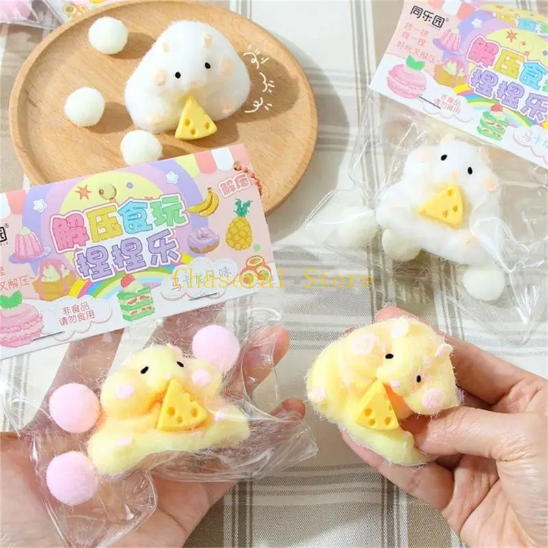 E7ce Cartoon Hamster Squeeze jouet du Nouvel An