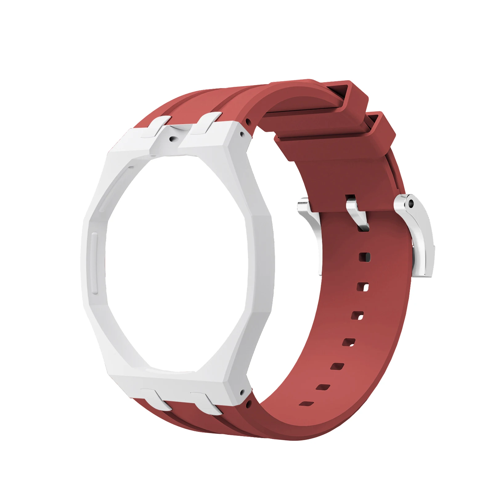 Breathable Sport Replacement Strap For A P X Royal Pop Watch Multi-Purpose Anti-Scratch Case & Strap Set for Men Women