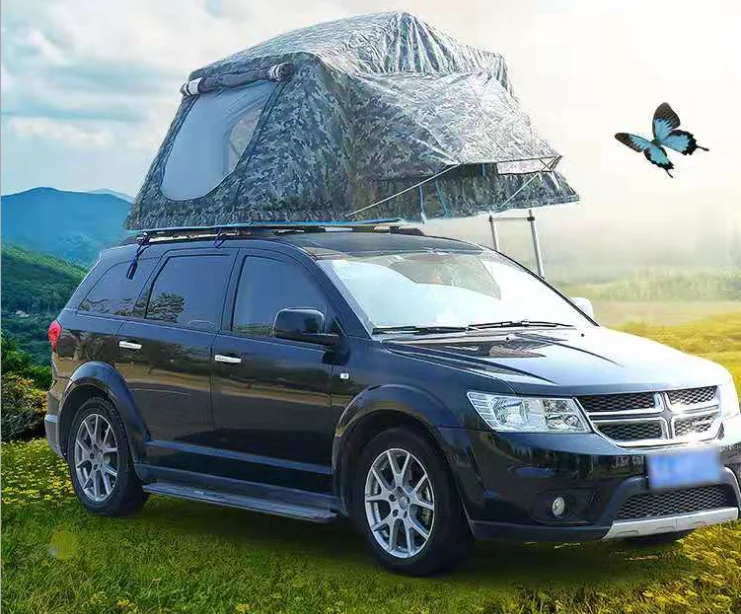 

Camping self driving tour car roof top tent double folding bed off-road SUV hard